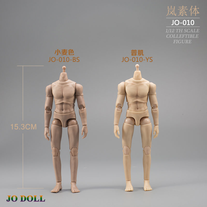 Action figure JIAOU DOLL 1/6 Scale Seamless Female Body BROWN BS