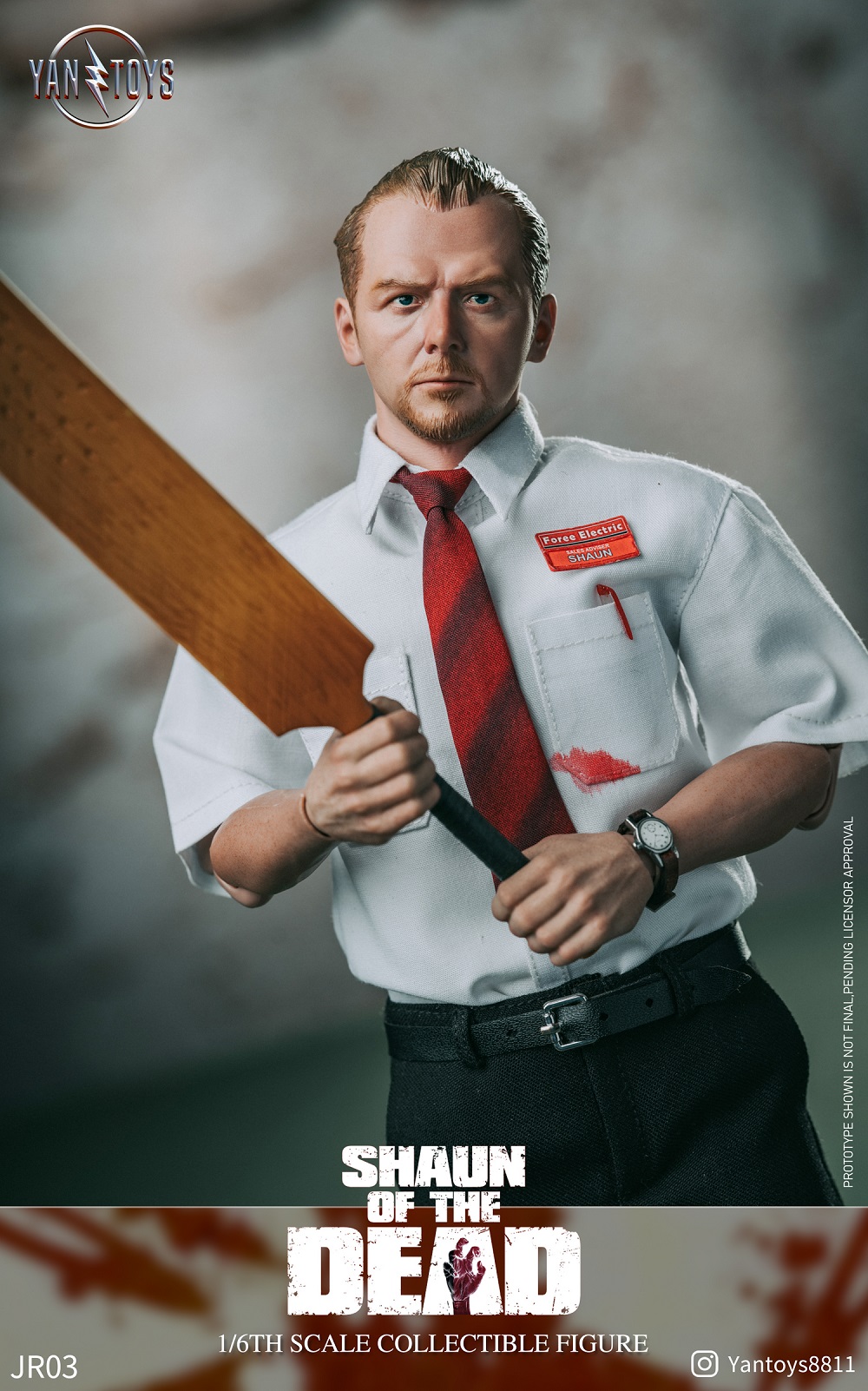 JR03 - YANTOYS 1/6 Scale Action Figure Shaun of the Dead - NovelToys ...